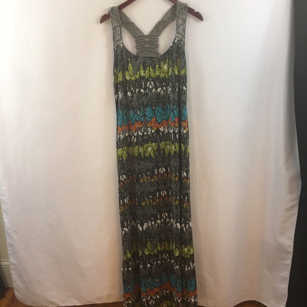 POINT ZERO NICOLE BENISTI Maxi Dress Crochet